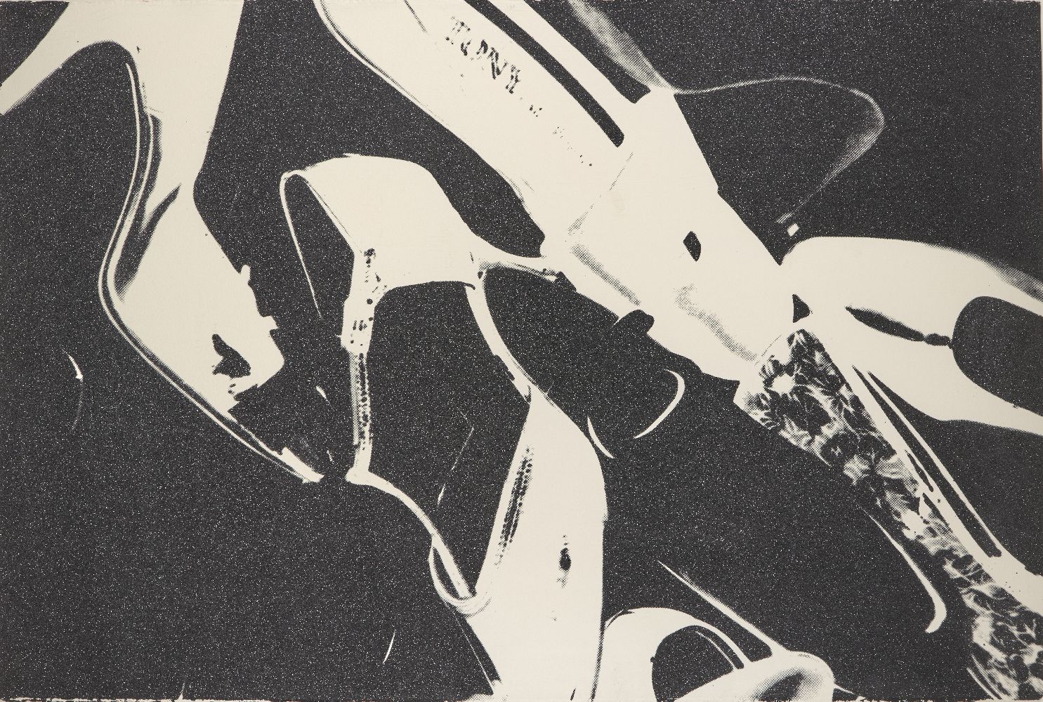Andy Warhol, American 1928-1987- Shoes (Black and White) [Feldman and Schellmann II. 255], 1980;