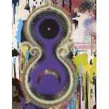 Takashi Murakami, Japanese b.1962- Genome No.10 7x2 122, 2009; offset lithograph in colours on wove,