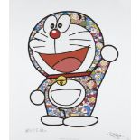 Takashi Murakami, Japanese b.1962- Doraemon: Thank You, 2018; offset lithograph in colours on smooth