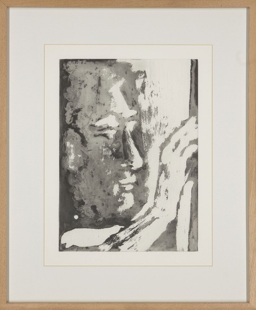Pablo Picasso, Spanish 1881-1973- Sable Mouvant: Tête d'Homme barbu, Sculpteur et Sculpture, - Image 5 of 9