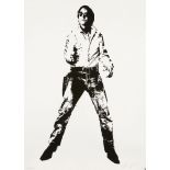 Blek Le Rat, French b.1951- Space Cowboy, 2007; screenprint on wove, signed and numbered 134/200