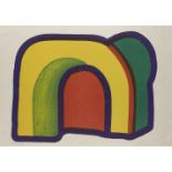 Sir Howard Hodgkin CH CBE, British 1932-2017- Arch, 1970-71; lithograph in colours on Hosho Vellum