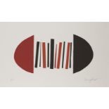 Sir Terry Frost RA, British 1915-2003- Red and Black Squeeze [Kemp 213], 2001; screenprint with