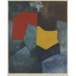Serge Poliakoff, French 1900-1969- Composition Rouge, Verte, Jaune et Bleue [Poliakoff/Schneider