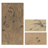 Ryusai Shigeharu, Japanese 1802-1853, woodblock print in colours, signed Shigeharu Ga; together with