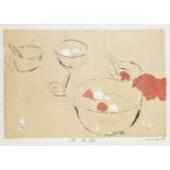 TIONG GHEE LIM (B.1955), mixed media on paper, 'Rice Dumpling and bowl', signed and dated 1993,