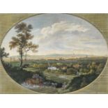 Daniel Lerpinière, French c.1745-1785- A South View of the Cities of London and Westminster, Taken