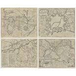 James Basire The Elder, British 1730-1802- Maps 'For Mr. Tindal's Continuation of Mr. Rapin's