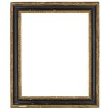 An English Parcel Gilded and Ebonised Neo- Classical Scotia Frame, late 18th/early 19th century,