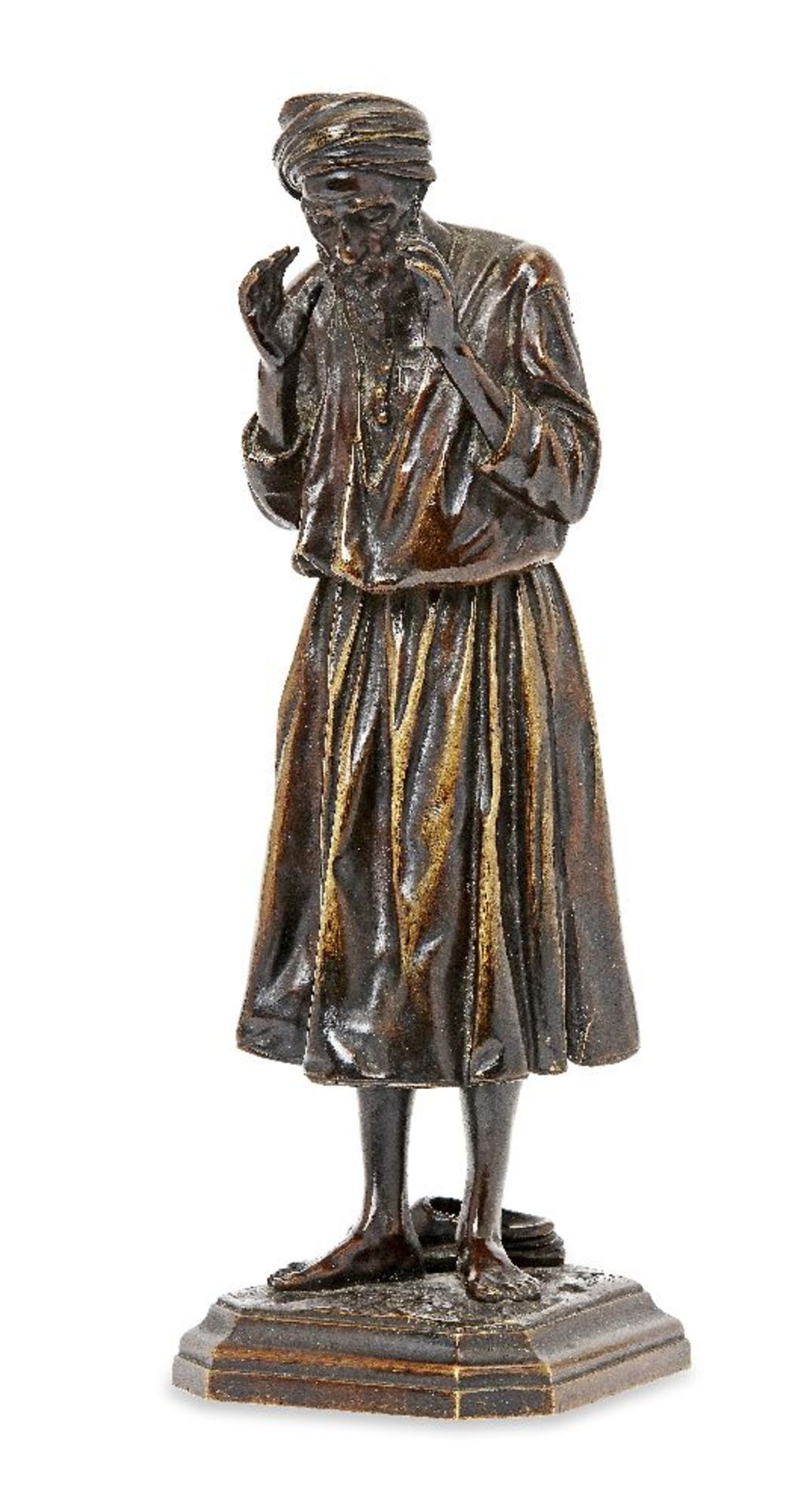 After Antoine Bofill, Spanish, 1875-1939/53, second quarter 20th century, a bronze figure 'Arabe