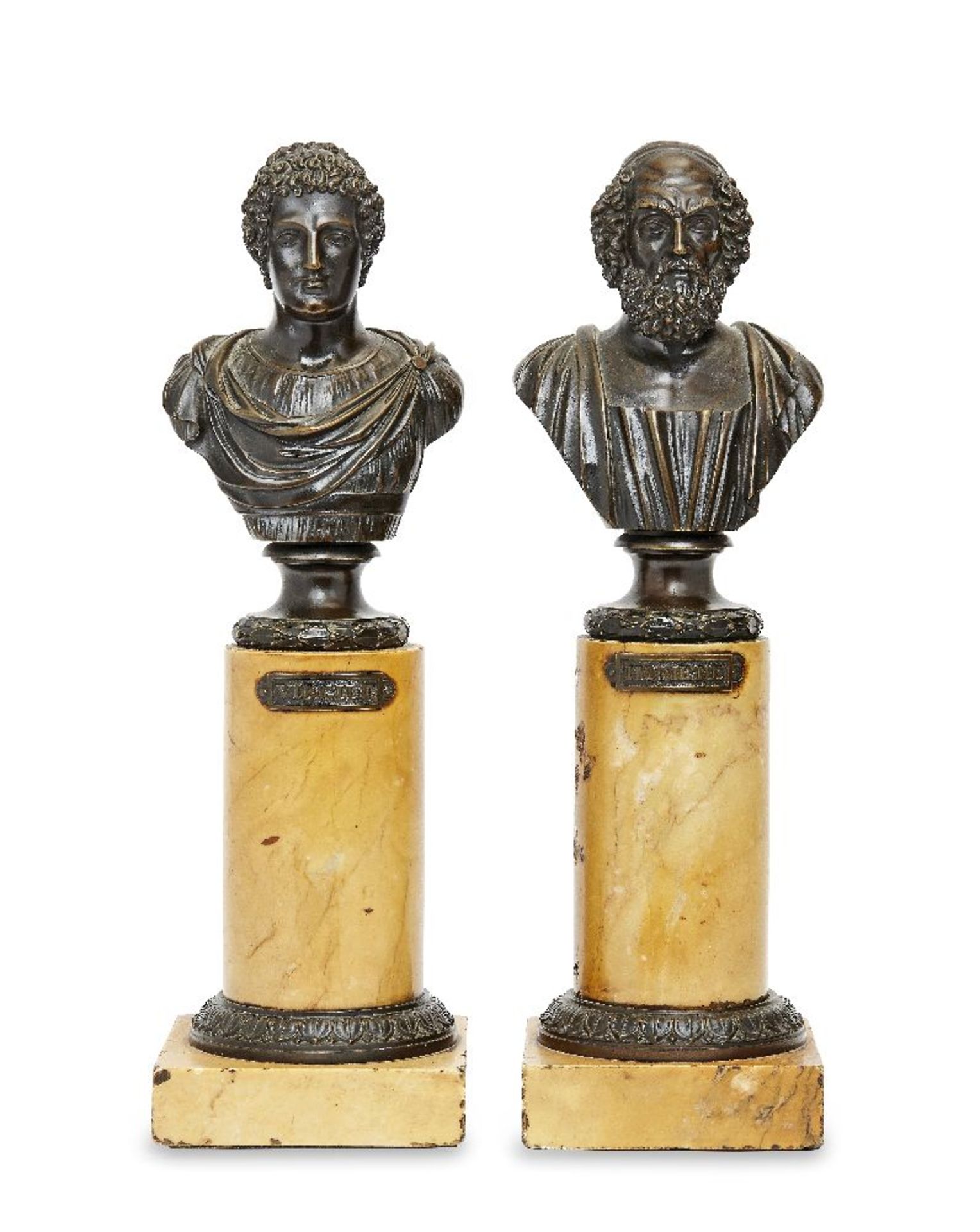 Lots 53-398 are the Property of a Gentleman from a Covent Garden Apartment A pair of French bronze