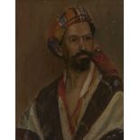 European Orientalist School, late 19th/early 20th century- Portrait of an Ottoman man, quarter-