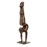 Mauro Corda, French, b.1960, a bronze model of an acrobat, cast signature CORDA, 1/8 and with