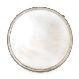 A George III silver salver, London, c.1781, Richard Rugg II, the plain flat base raised on four