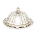 A William IV silver entrée dish and cover, London, c.1834, R & S Garrard & Co., of shaped,