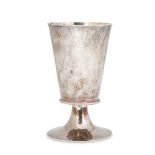 Property from a deceased's estate: A Charles II silver wine goblet, London, c.1661, maker's mark