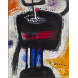 John Christoforou, Greek/French 1921-2014- Solomon, 1962; oil on canvas, signed lower right, 100 x