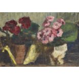 József Koszta, Hungarian 1861 – 1949- Nature morte; oil on board, signed lower right, 23x33cm (