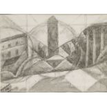 Marevna (Marie Vorobieff), Russian 1892-1984- Roma, 1980; charcoal on paper, signed and dated