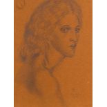 Léonard Tsuguharu Foujita, Japanese/French 1886-1968- Portrait de Jacqueline, 1928; pencil and