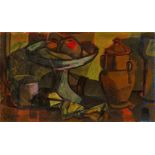 Joaquín Peinado, Spanish 1898-1975- Composition, 1950; oil on canvas, signed and dated 50 lower