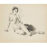 Georg Mayer-Marton, Hungarian/Austrian 1897-1960- Fourteen nude female studies from life; fourteen