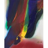 Paul Jenkins, American 1923-2012- Phenomena Compass Reckoning, 2007; acrylic on canvas, signed lower