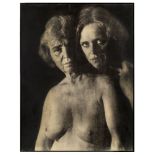 Melanie Manchot, German b.1966- Double portrait, Mum and I, 1996; silver gelatin print and mixed