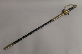 A Victorian child's sword. 69 cm long.