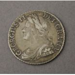 A George II 1743 shilling