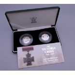 Two 2006 Victoria Cross 50 pence silver proof coins