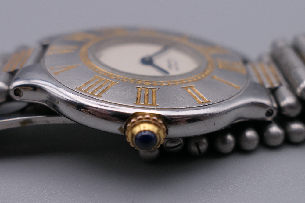 A Must De Cartier wristwatch. 3.75 cm wide. - Image 4 of 8