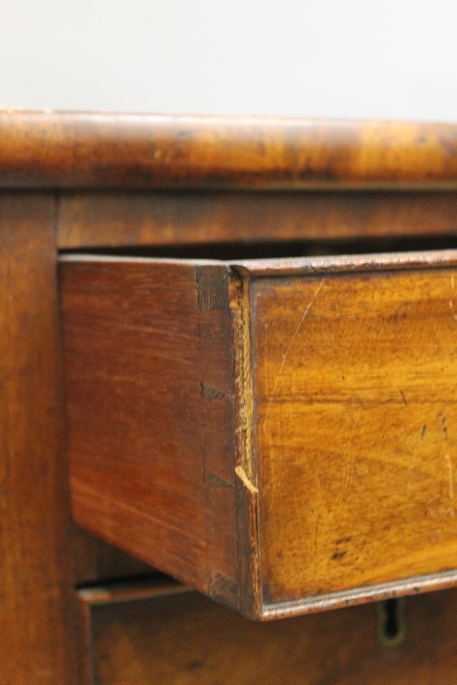 A 19th century mahogany bow front sideboard. 106 cm wide. - Image 8 of 8