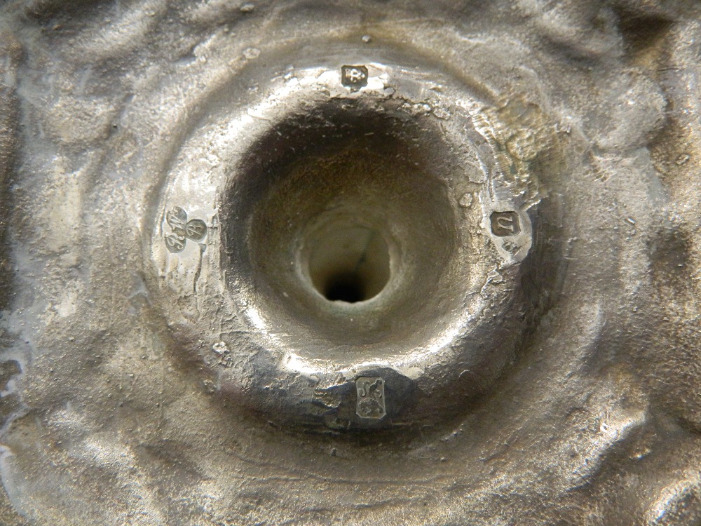 A silver candelabra. 20 cm high. 22.5 troy ounces. - Image 3 of 3