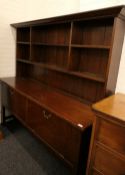 A late 19th/early 20th century oak dresser. 195 cm wide.