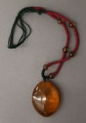 A dress pendant.