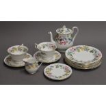 A Shelley Spring Bouquet porcelain tea set