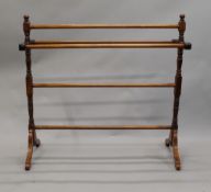 A large 19th century style towel rail. 101 cm long.