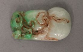 A jade pendant. 5.5 cm high.