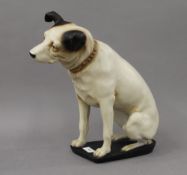 A model of the HMV dog ''Nipper''. 36 cm high.