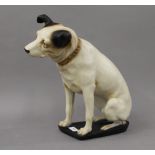 A model of the HMV dog ''Nipper''. 36 cm high.