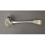 A small Georgian Scottish silver ladle. 13.5 cm long. 26.9 grammes.