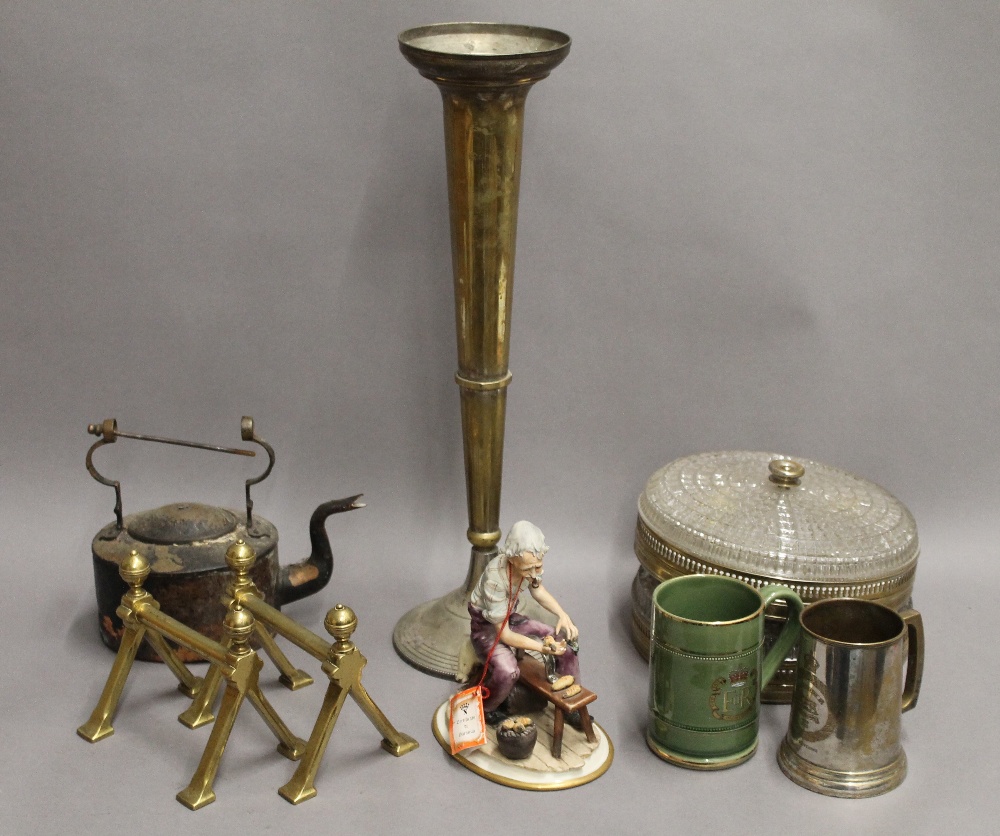 A quantity of miscellaneous items, including ceiling lights, stands, etc.