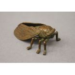 A bronze model of a fly. 4.5 cm long.