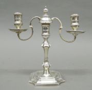 A silver candelabra. 20 cm high. 22.5 troy ounces.