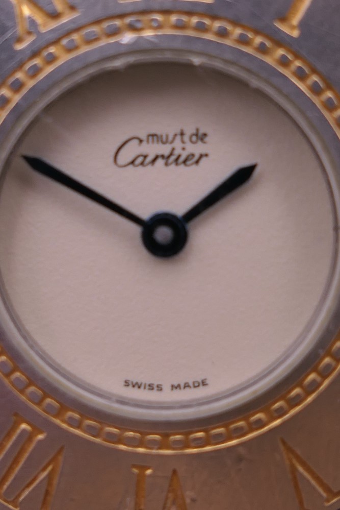 A Must De Cartier wristwatch. 3.75 cm wide. - Image 2 of 8