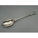 An Elkington plated basting spoon. 34 cm long.