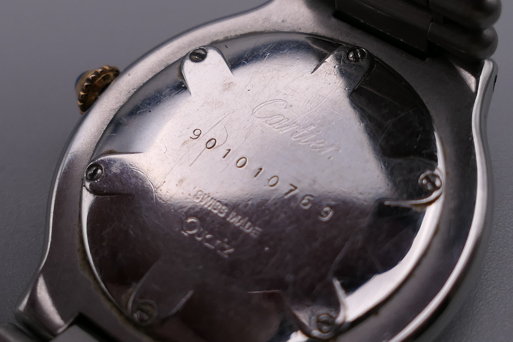 A Must De Cartier wristwatch. 3.75 cm wide. - Image 3 of 8