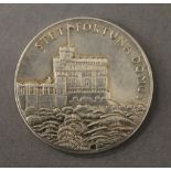 A silver Jubilee medal