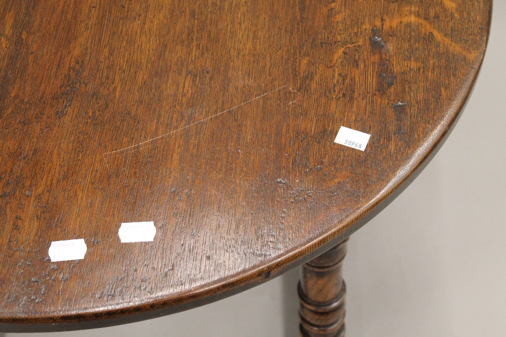 A modern oak centre table. 59.5 cm high. - Image 4 of 4